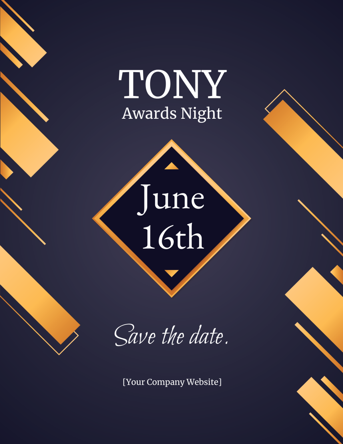 Tony Awards Flyer Template