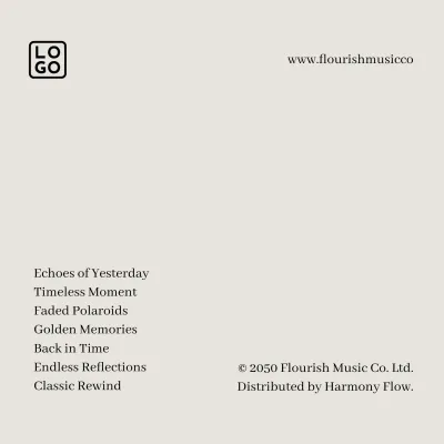 Free Flourish Album Cover Template to Edit Online