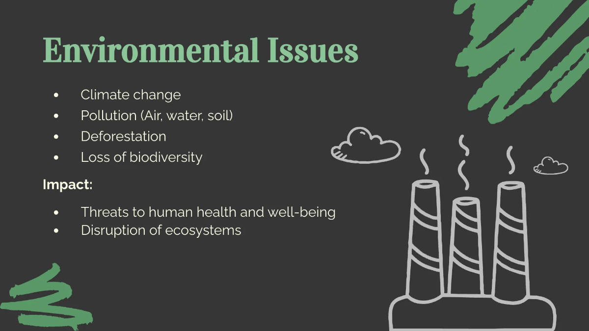 Free Environment Basic Concepts And Issues PPT Template to Edit Online