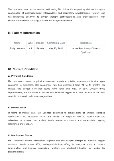 Free Nursing Progress Report Template to Edit Online