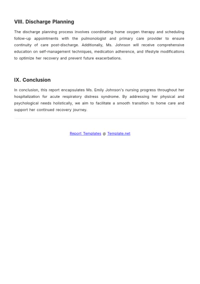 Free Nursing Progress Report Template to Edit Online