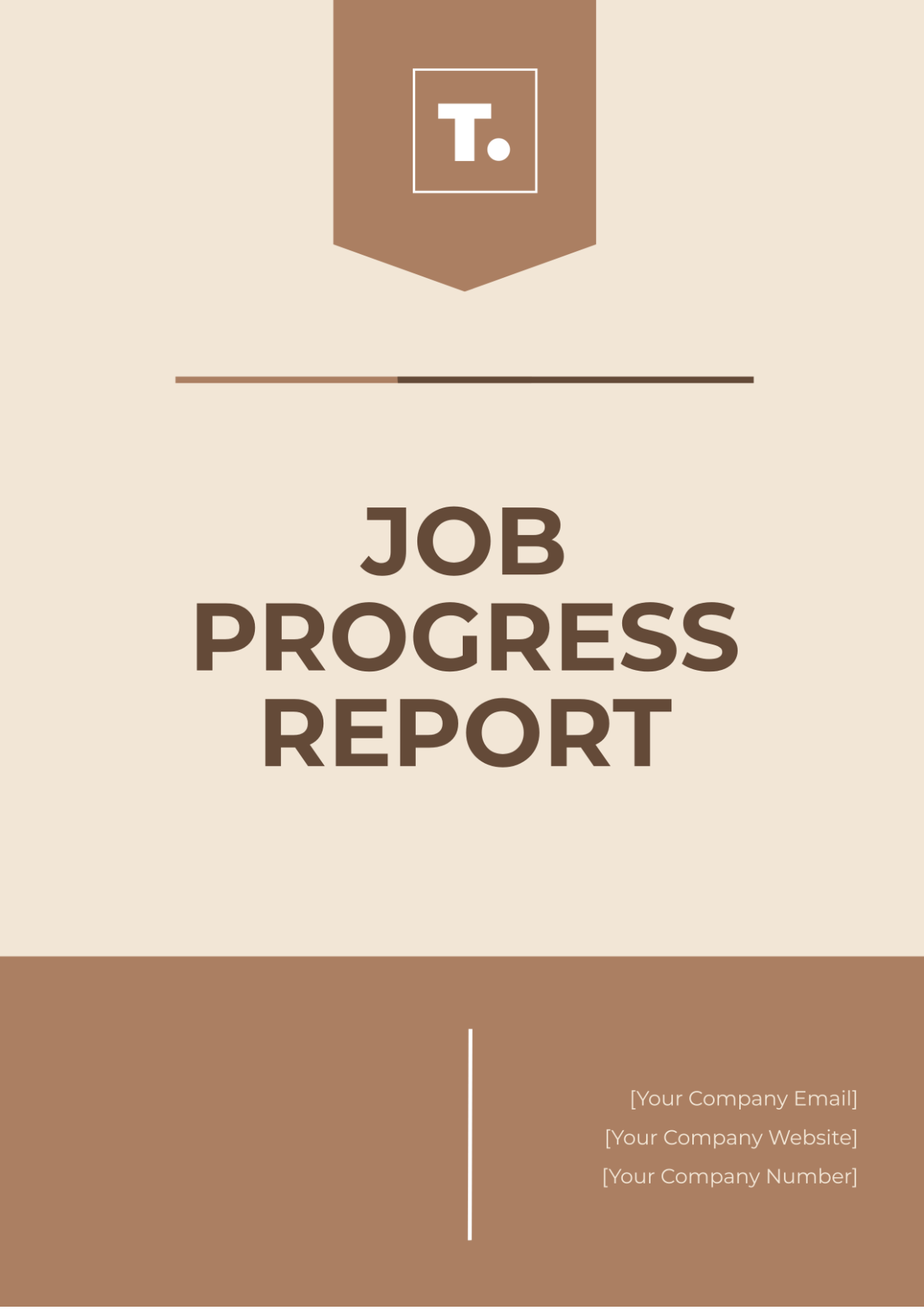 Free Job Progress Report Template - Edit Online & Download | Template.net