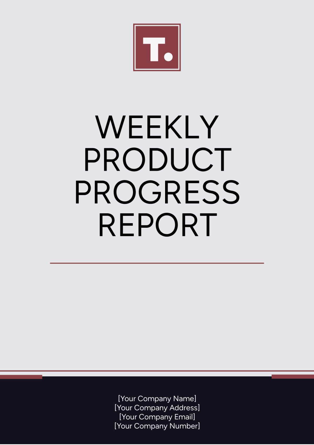 Weekly Product Progress Report Template - Edit Online & Download