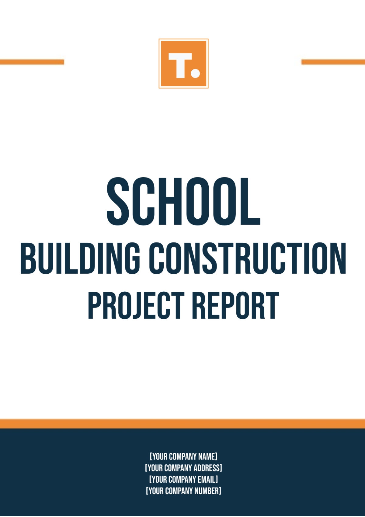 School Building Construction Project Report Template - Edit Online & Download