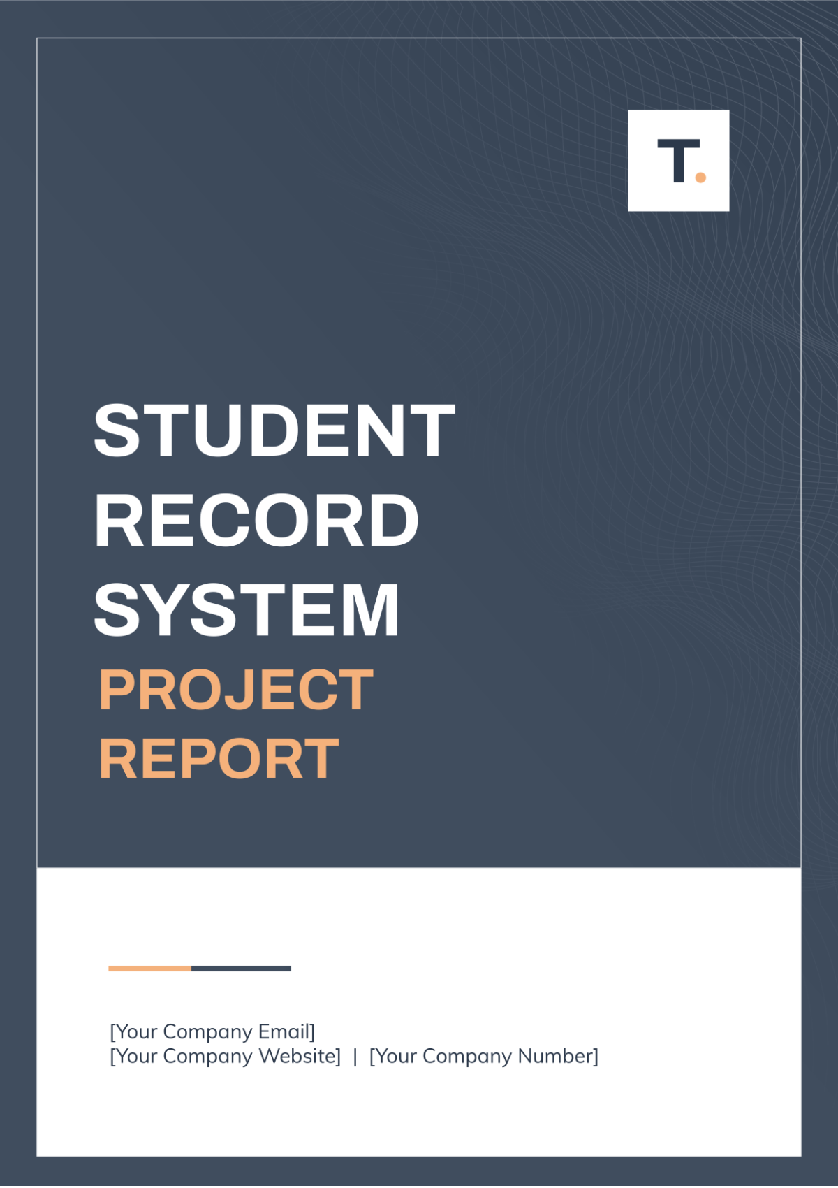 Student Record System Project Report Template - Edit Online & Download