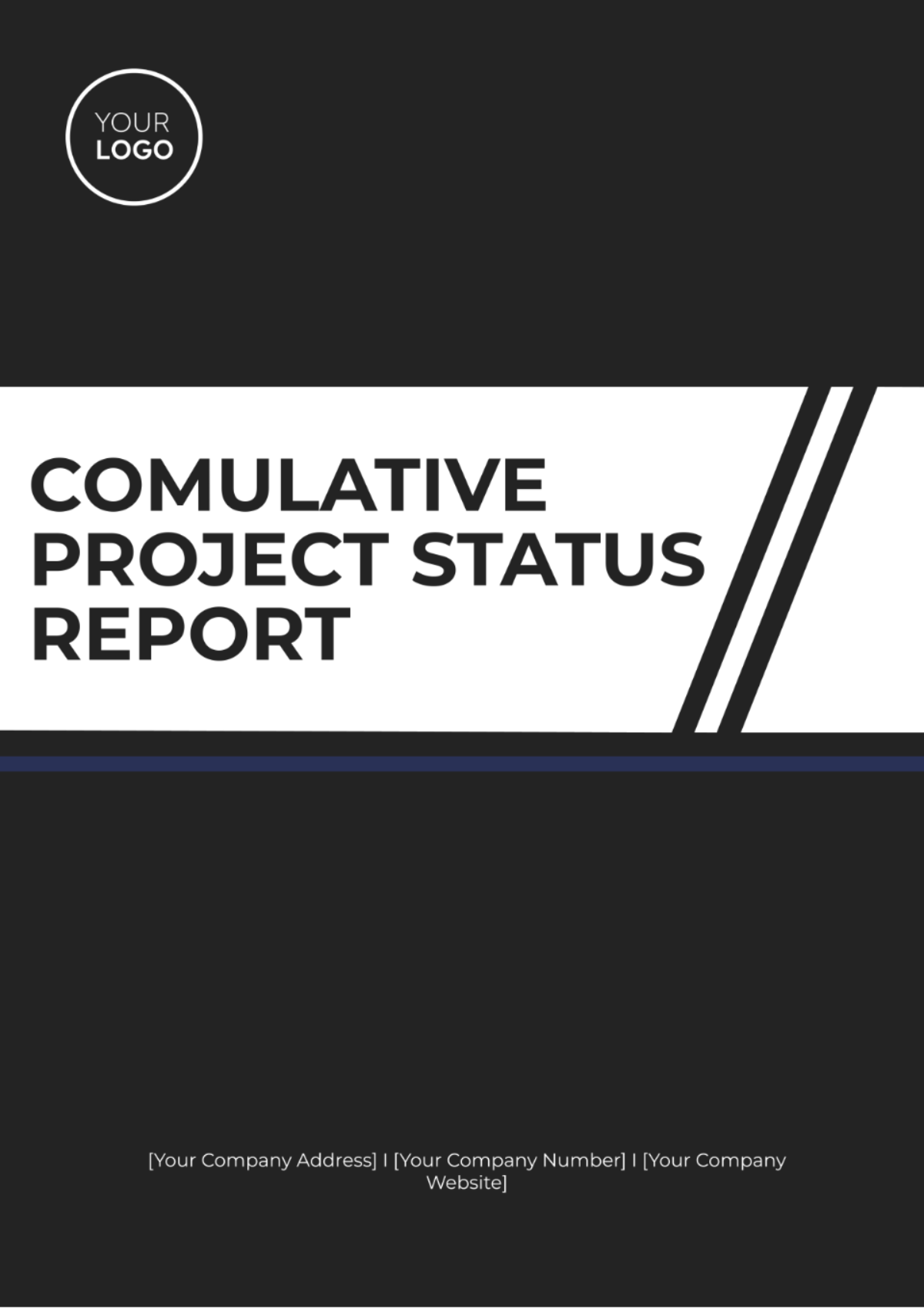 Cumulative Project Status Report Template