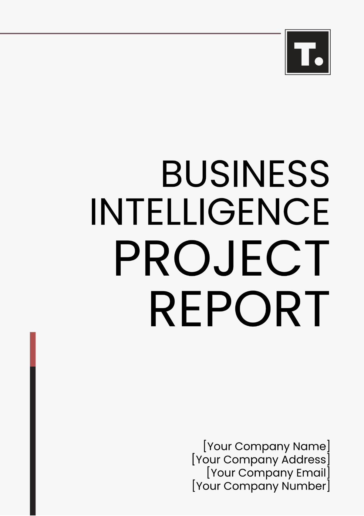 Business Intelligence Project Report Template - Edit Online & Download