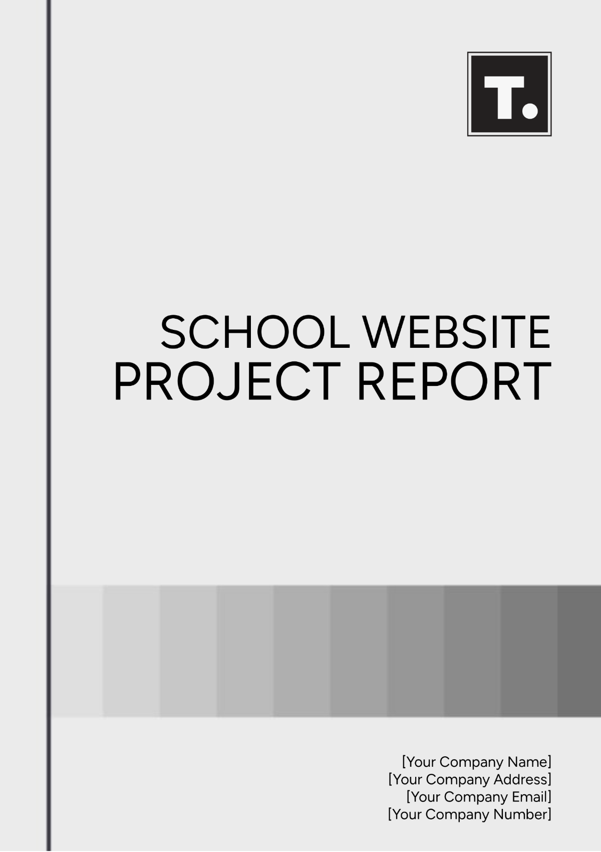 School Website Project Report Template - Edit Online & Download