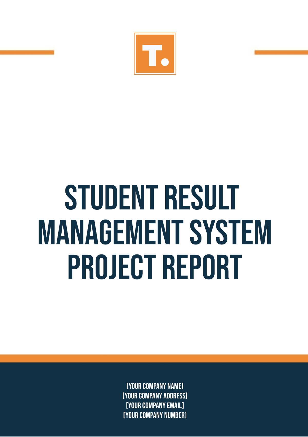 Student Result Management System Project Report Template - Edit Online & Download