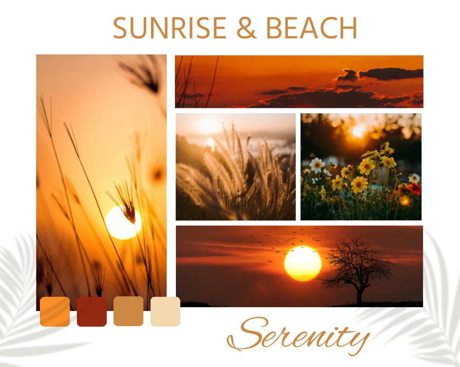 Sunrise and Beach Mood Board