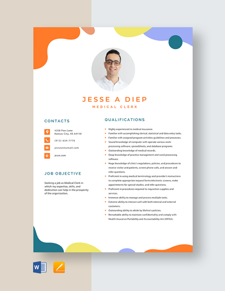 Medical Practitioner Resume - Download in Word, Apple Pages | Template.net