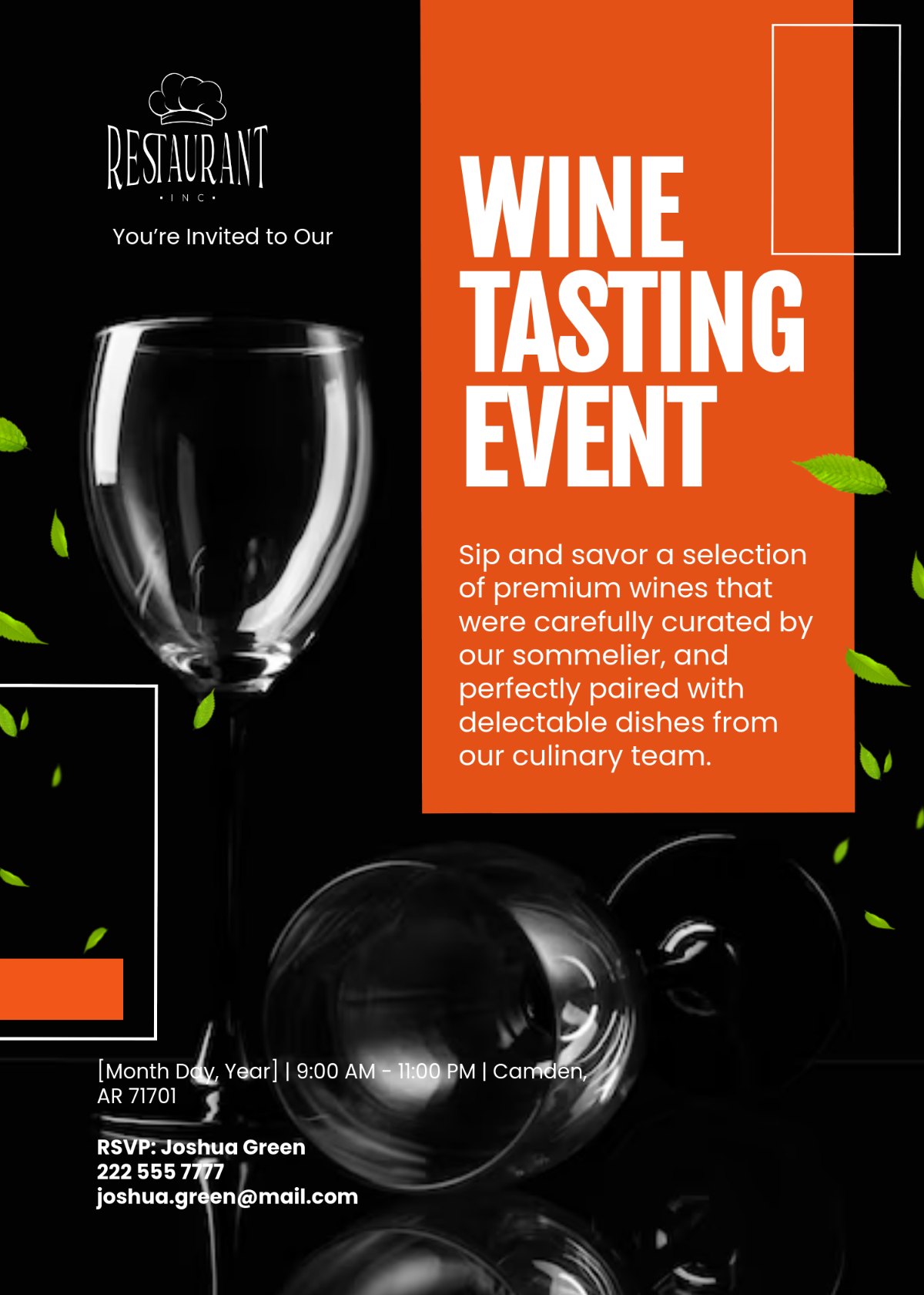 Wine Tasting Invitation Templates - Edit Online & Download | Template.net