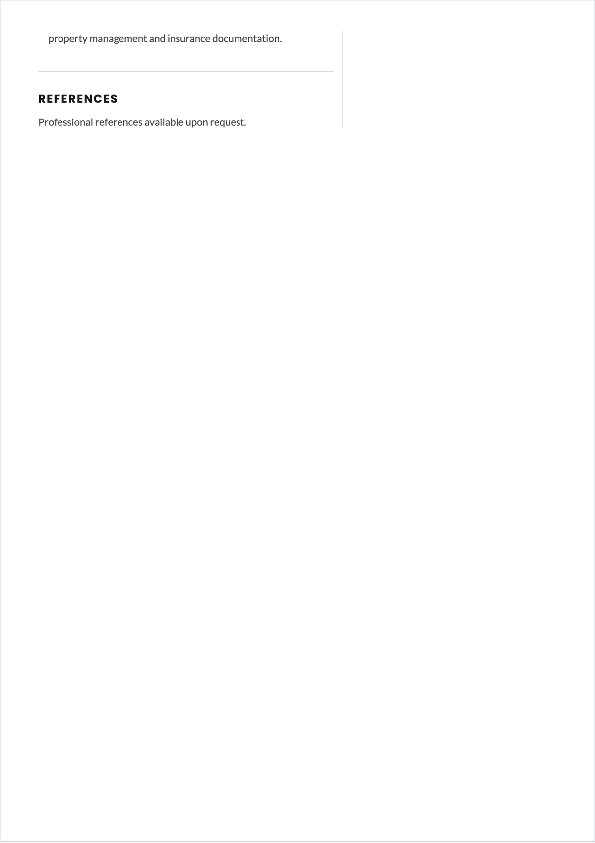 Free Mobile Patrol Security Guard ATS Resume Template