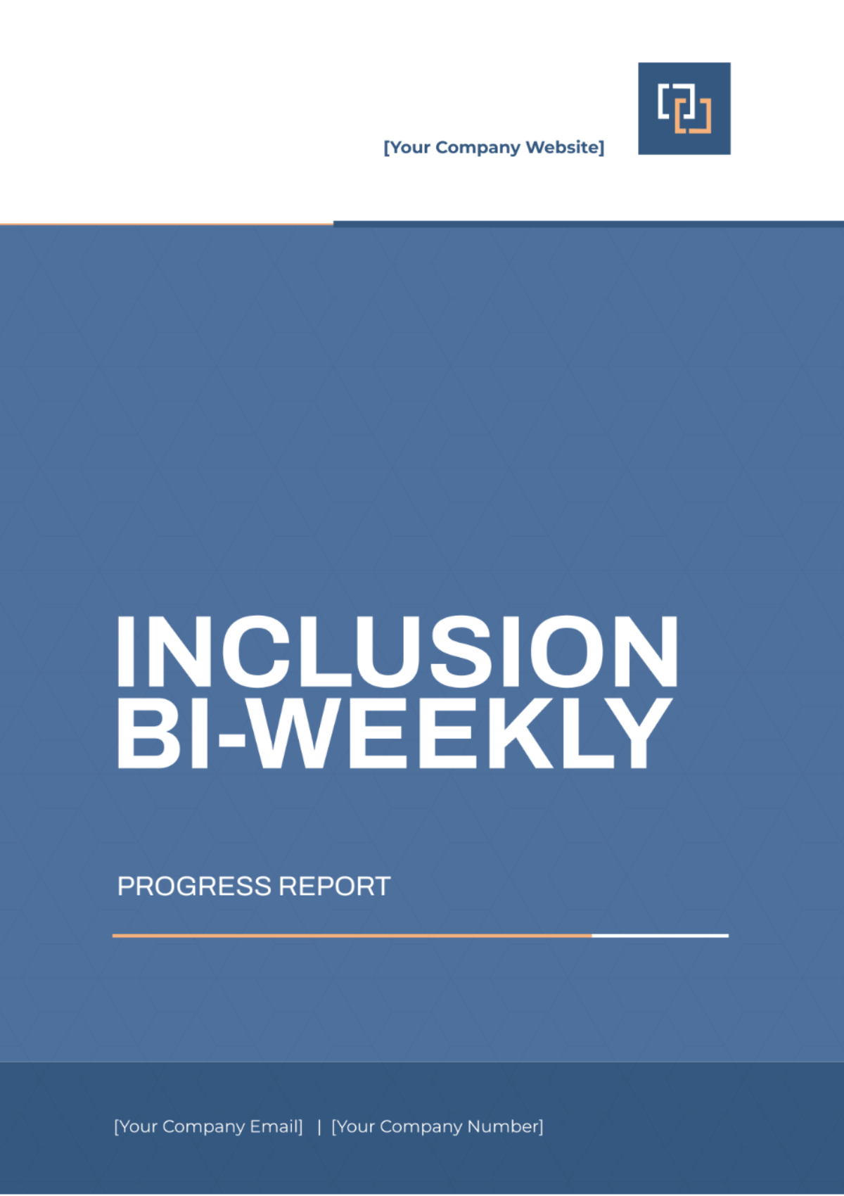 Inclusion Bi-Weekly Progress Report Template - Edit Online & Download