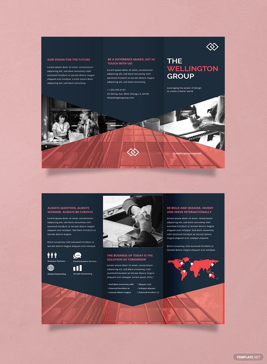 Corporate Brochure Template in Word, Google Docs, PDF, Illustrator, PSD, Apple Pages, Publisher