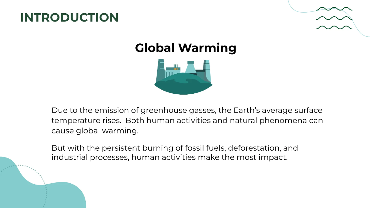 Free Global Warming and Climate Change Presentation Template to Edit Online