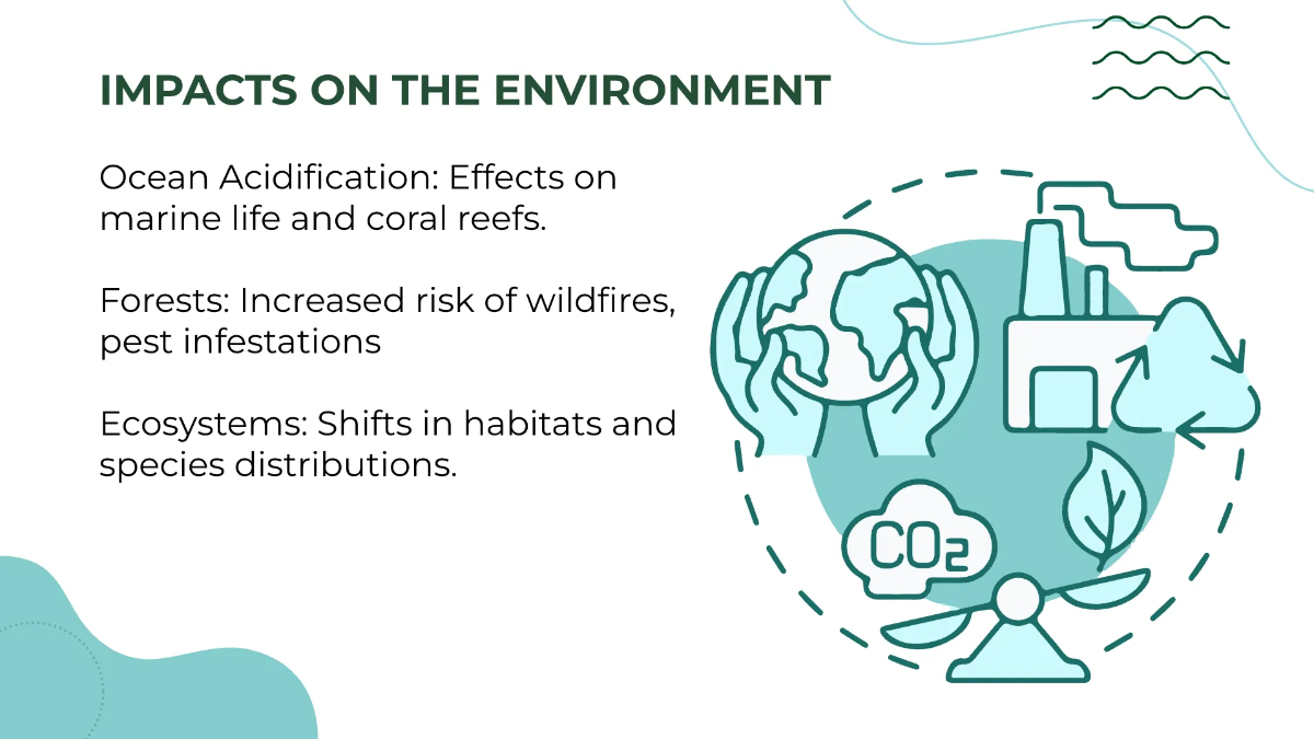 Free Global Warming and Climate Change Presentation Template to Edit Online