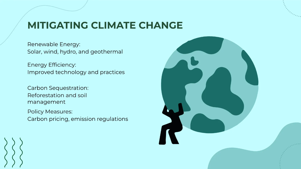 Free Global Warming and Climate Change Presentation Template to Edit Online