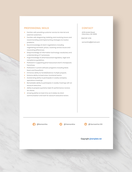 Pharmaceutical Account Manager Resume Template Free Pages Word Pharmaceutical Account Manager Resume Template Free Pages Word