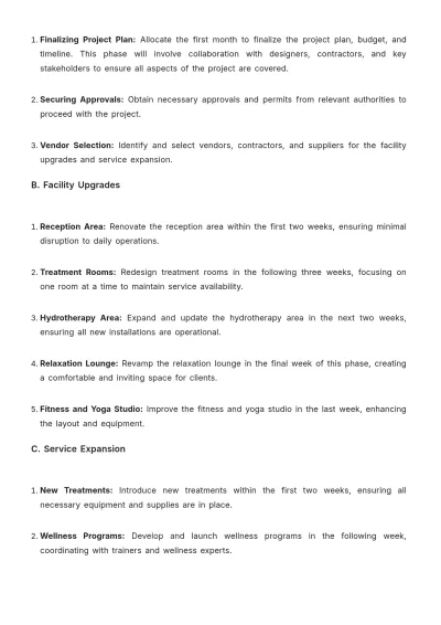 Free Spa Project Proposal Template to Edit Online