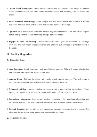 Free Spa Project Proposal Template to Edit Online