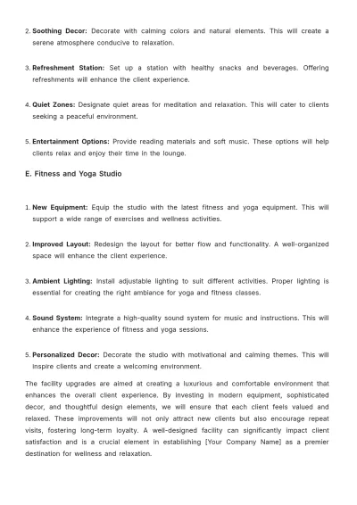 Free Spa Project Proposal Template to Edit Online