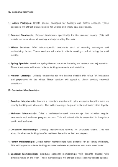 Free Spa Project Proposal Template to Edit Online