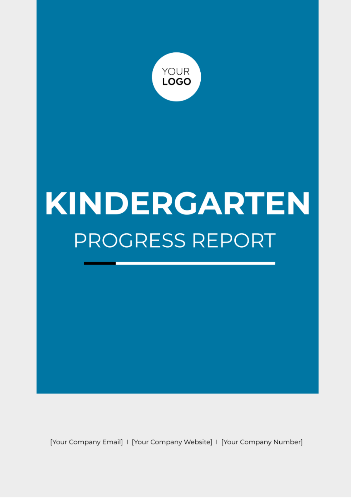 Kindergarten Progress Report Template - Edit Online & Download