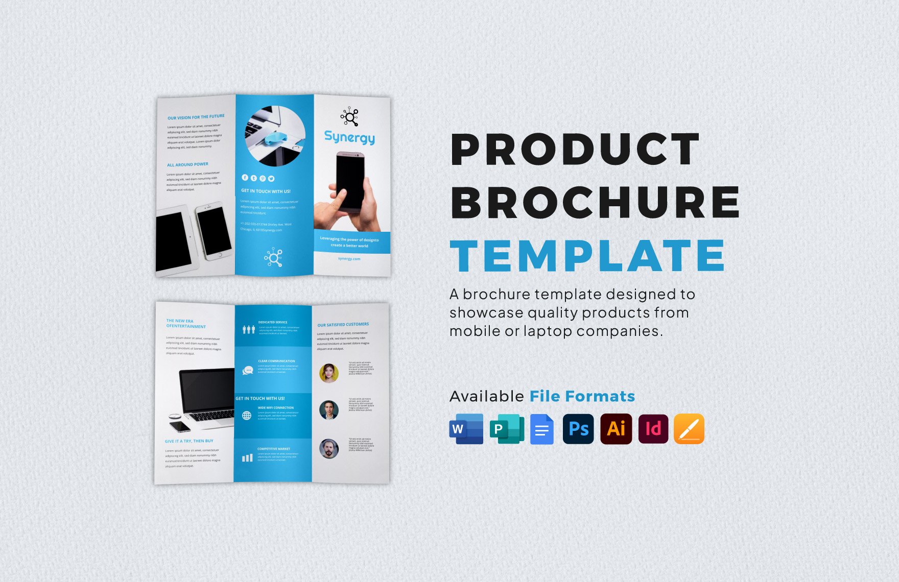 Product Brochure template in Word, Google Docs, PDF, Illustrator, PSD, Apple Pages, Publisher