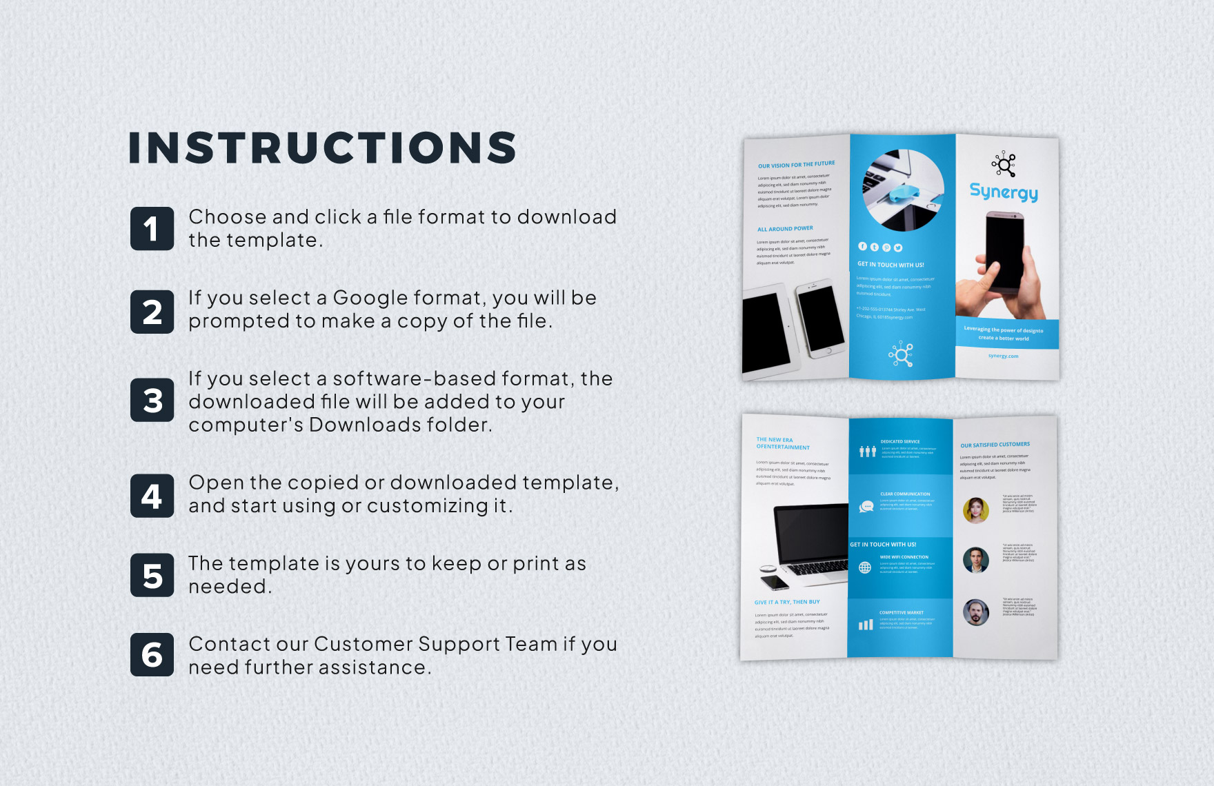 Product Brochure template