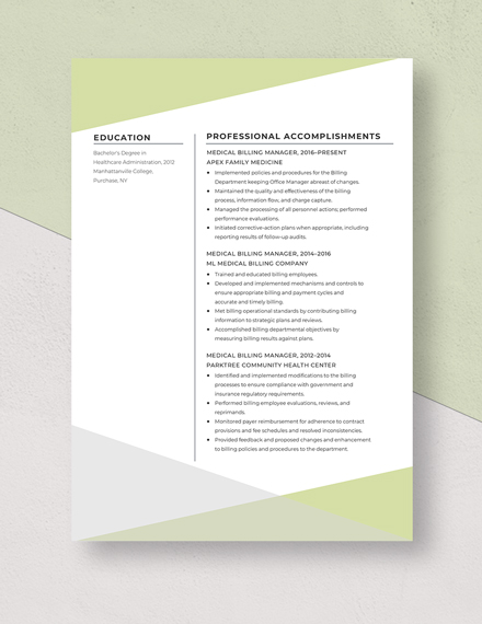 medical-billing-manager-resume-template-word-apple-pages-template