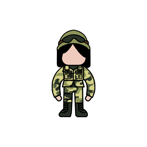 Military Woman Icon