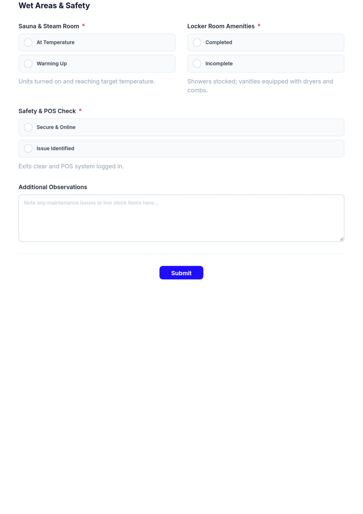 Free Spa Opening Checklist Template & AI Spa Opening Checklist Maker