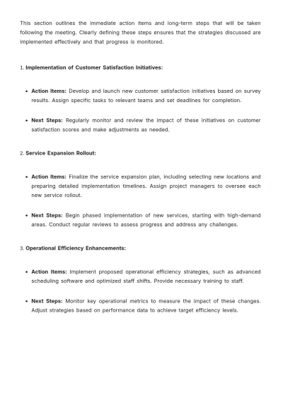 Free Spa Meeting Proposal Template to Edit Online
