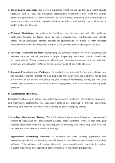 Free Spa Work Report Template to Edit Online