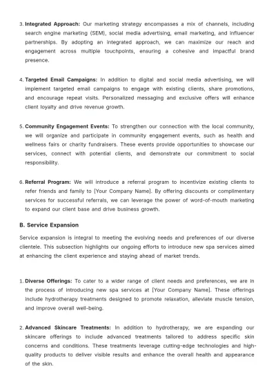 Free Spa Work Report Template to Edit Online