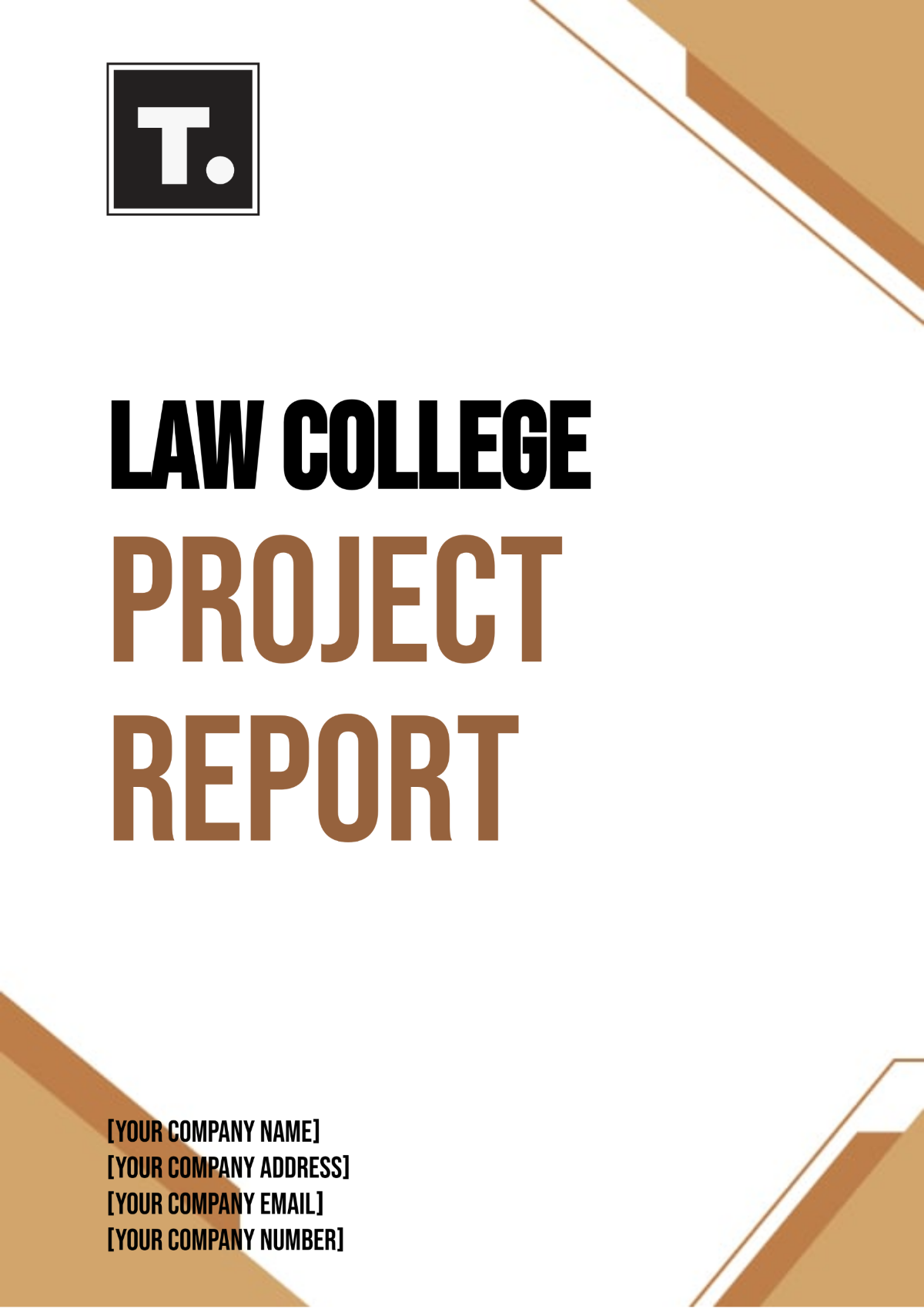 Law College Project Report Template - Edit Online & Download