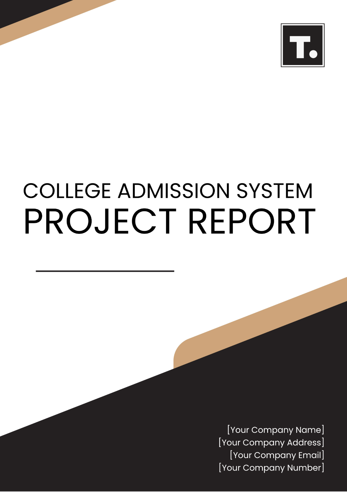 College Admission System Project Report Template - Edit Online & Download