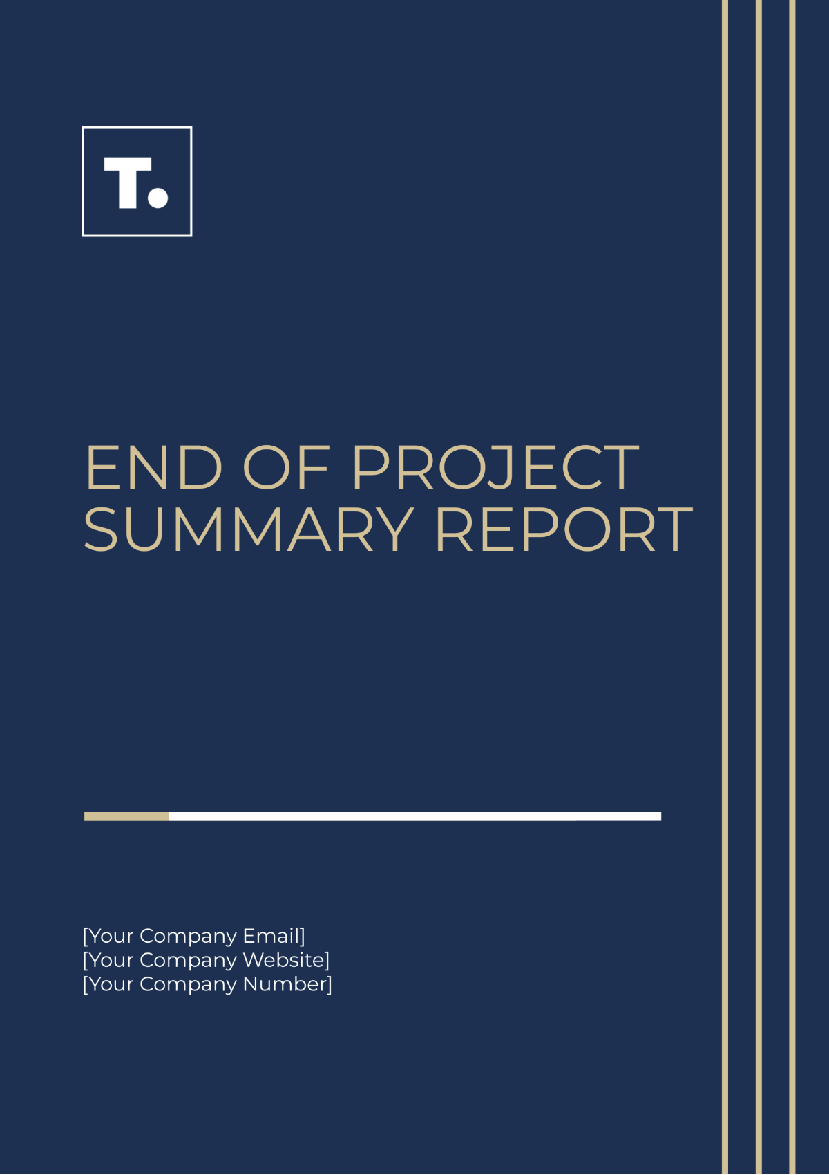 End of Project Summary Report Template - Edit Online & Download