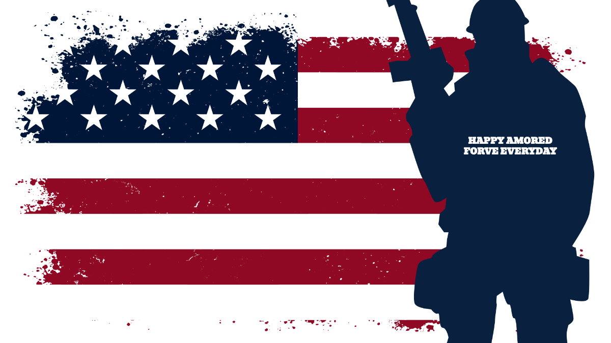 Armed Forces Day Event Background Template
