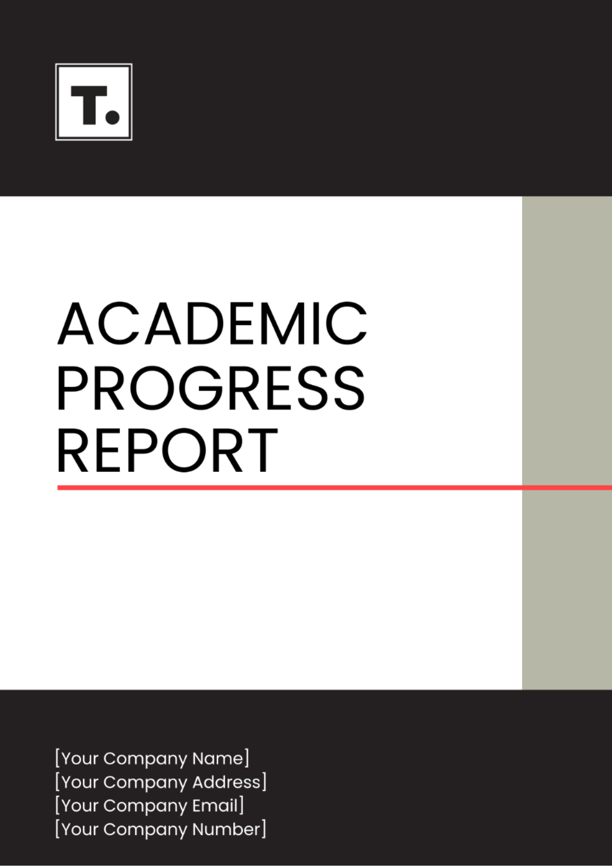 Academic Progress Report Template - Edit Online & Download Example ...