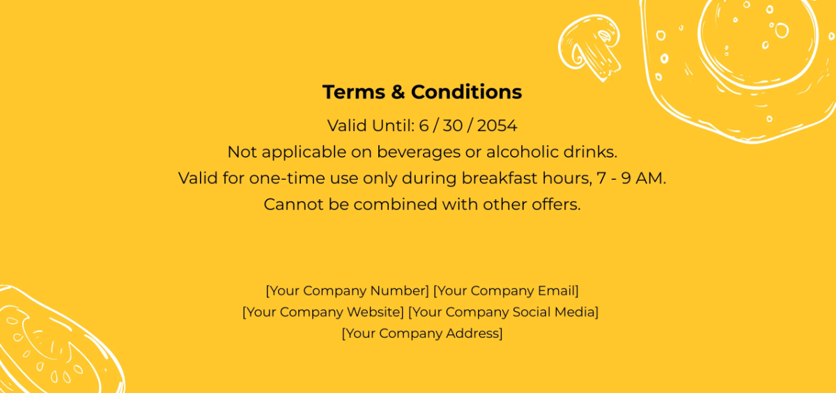 Free Breakfast Coupon Template to Edit Online