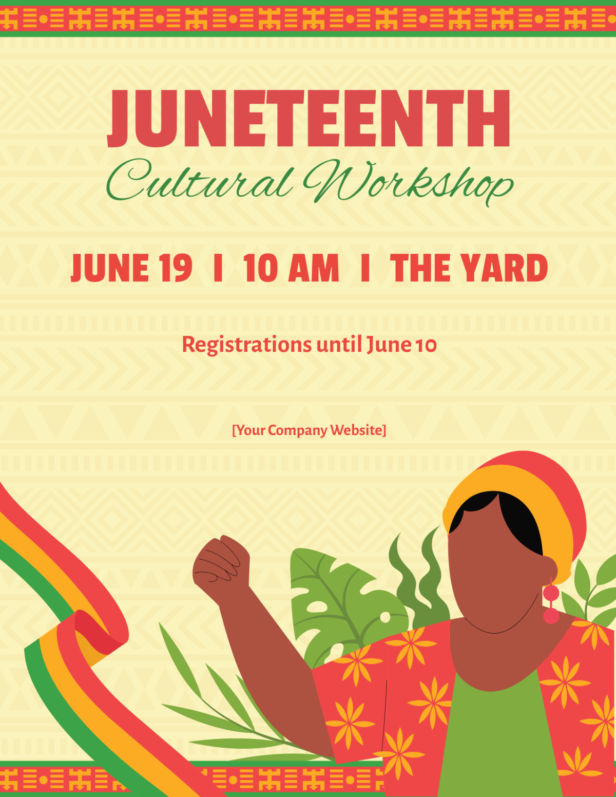 Juneteenth Invitation Flyer