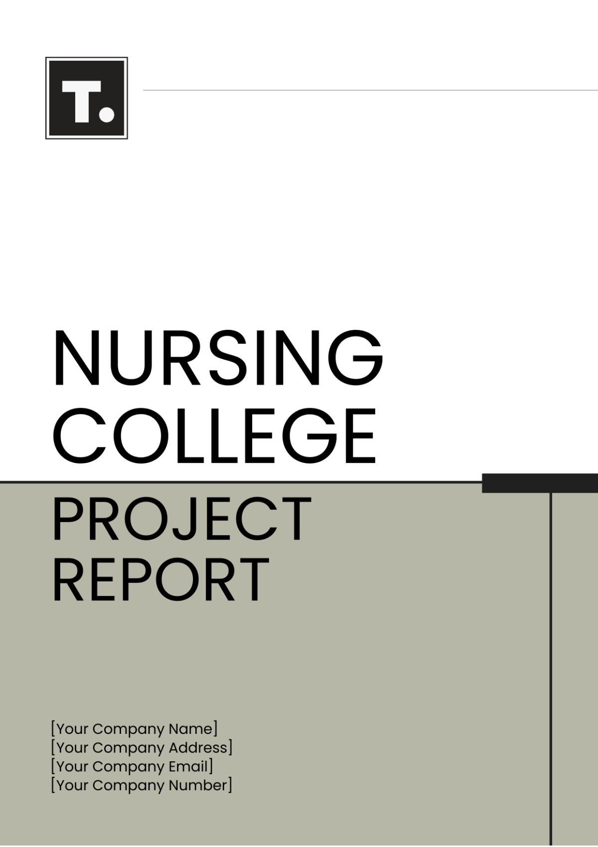 Nursing College Project Report Template - Edit Online & Download