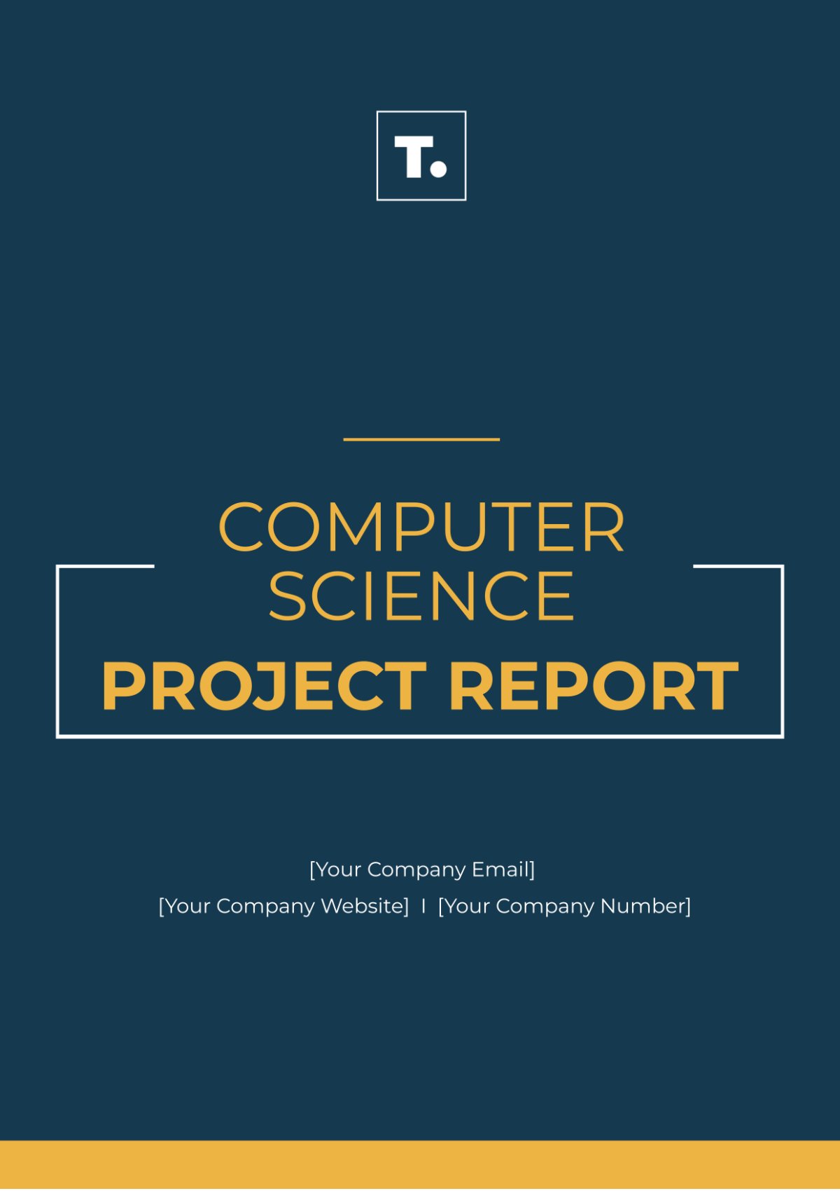 Computer Science Project Report Template - Edit Online & Download