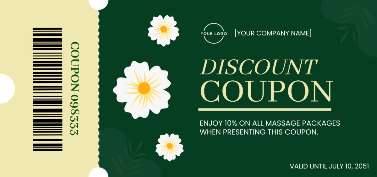 Massage Coupon Template - Edit Online &amp; Download Example | Template.net