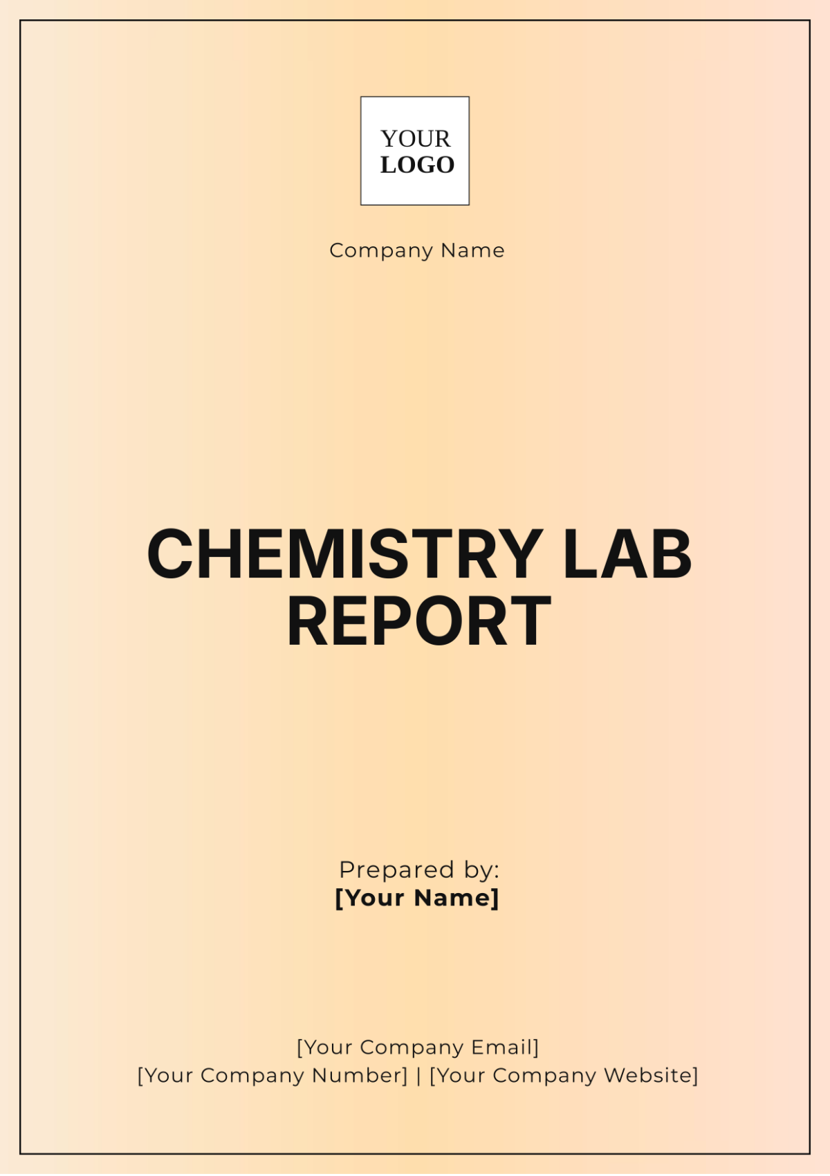 Chemistry Lab Report Template - Edit Online & Download