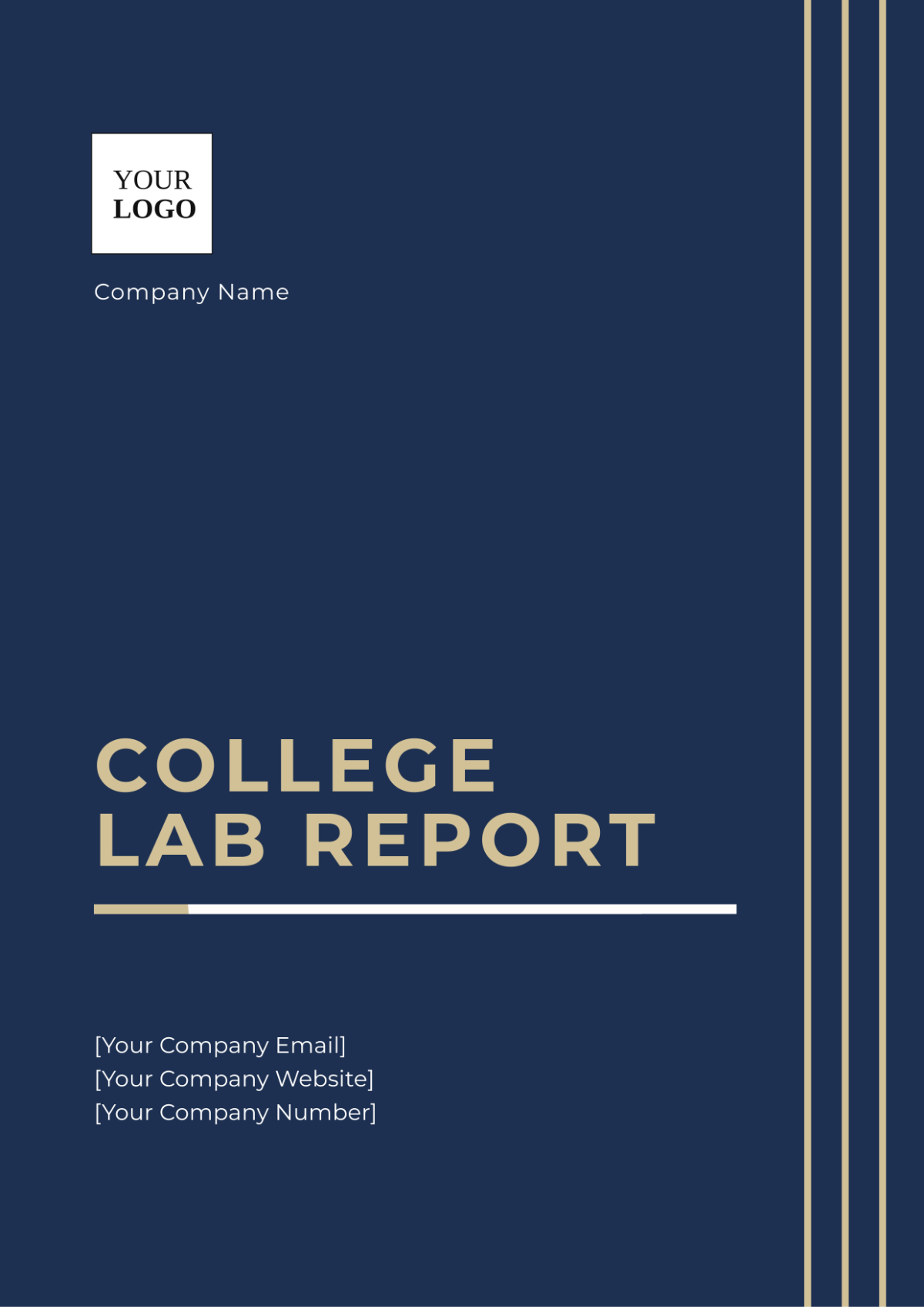 College Lab Report Template - Edit Online & Download