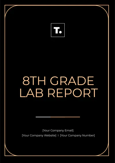 Free 8th Grade Lab Report Template to Edit Online