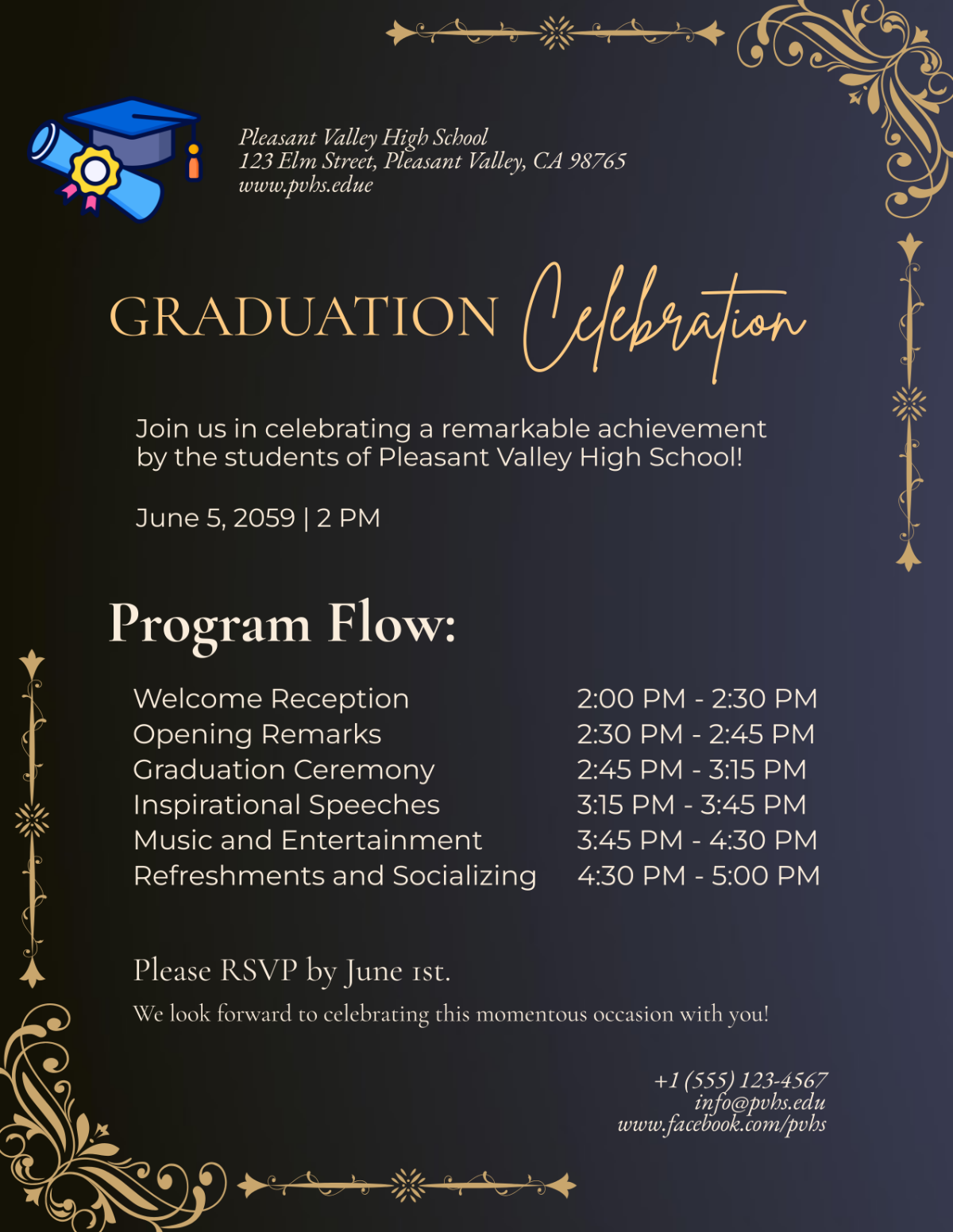 Graduation Invitation Program